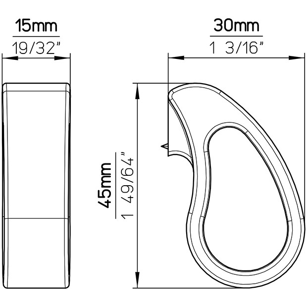 Buton mobila Siro #2501-45ZN21 - imagine 2