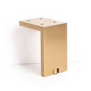 Picior pentru mobilier reglabil, finisaj alama shadow periata Fonda VIEFE