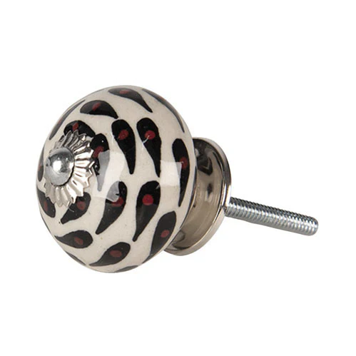 Buton pentru mobilier ceramic, Clayre&Eef, #64514