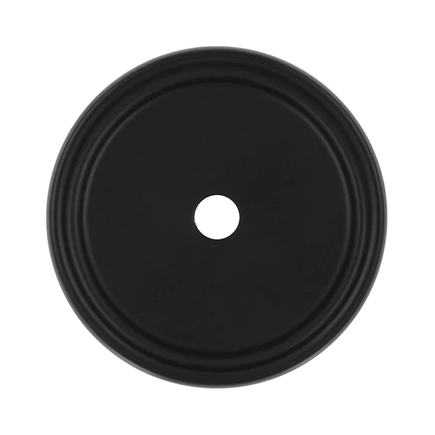Placuta decorativa buton Siro, negru mat, #2667-35PB12 - imagine 2