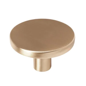 Buton pentru mobilier Como, finisaj Alamă cava periată, D:26 mm #0168026Z618