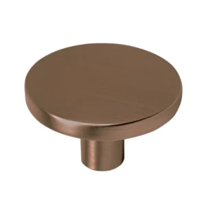Buton pentru mobilier Como, finisaj bronz periat, D:26 mm #0168026Z619