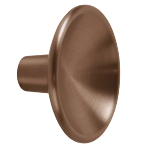 Buton pentru mobila Disc, finisaj bronz periat, D:50 mm, Viefe #0530050Z619