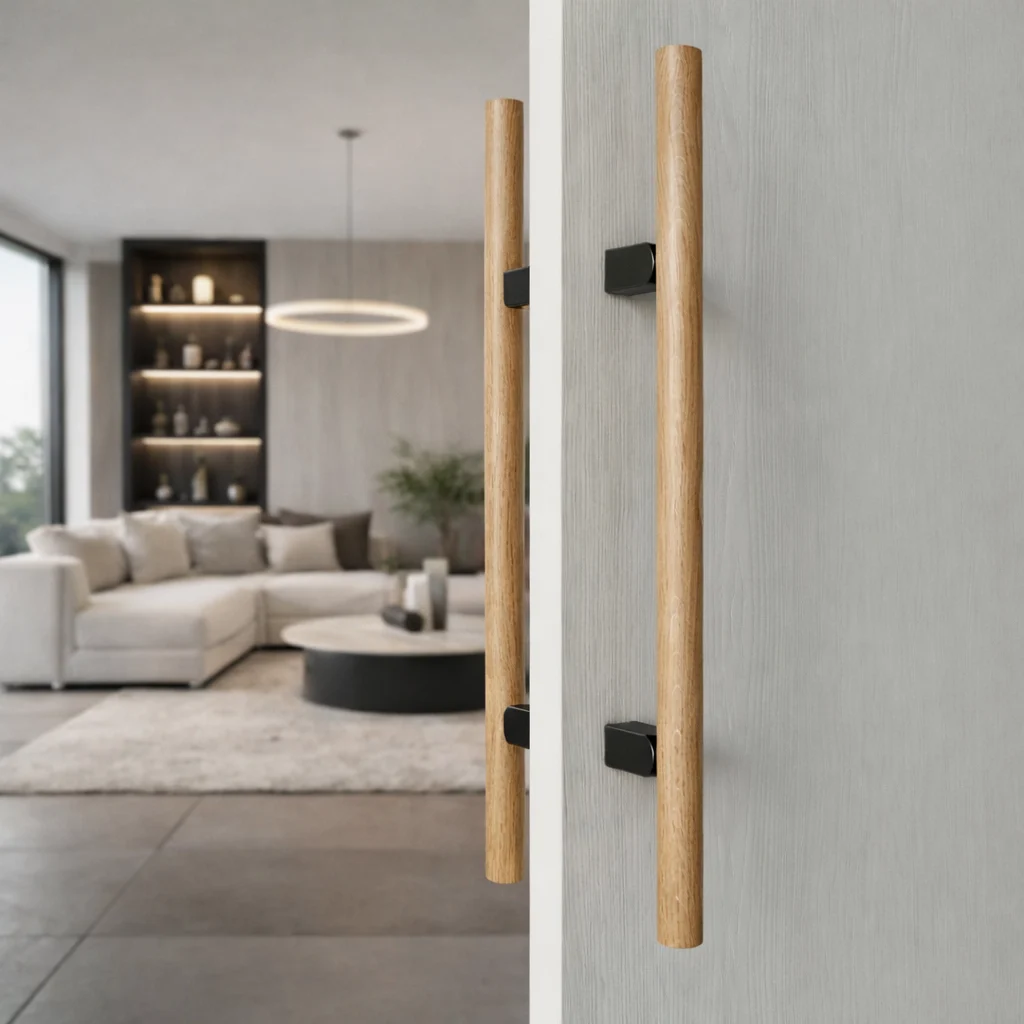 Set manere spatiale double Kumo Wood Big One, L:878 mm, #0732448N3316 - imagine 4